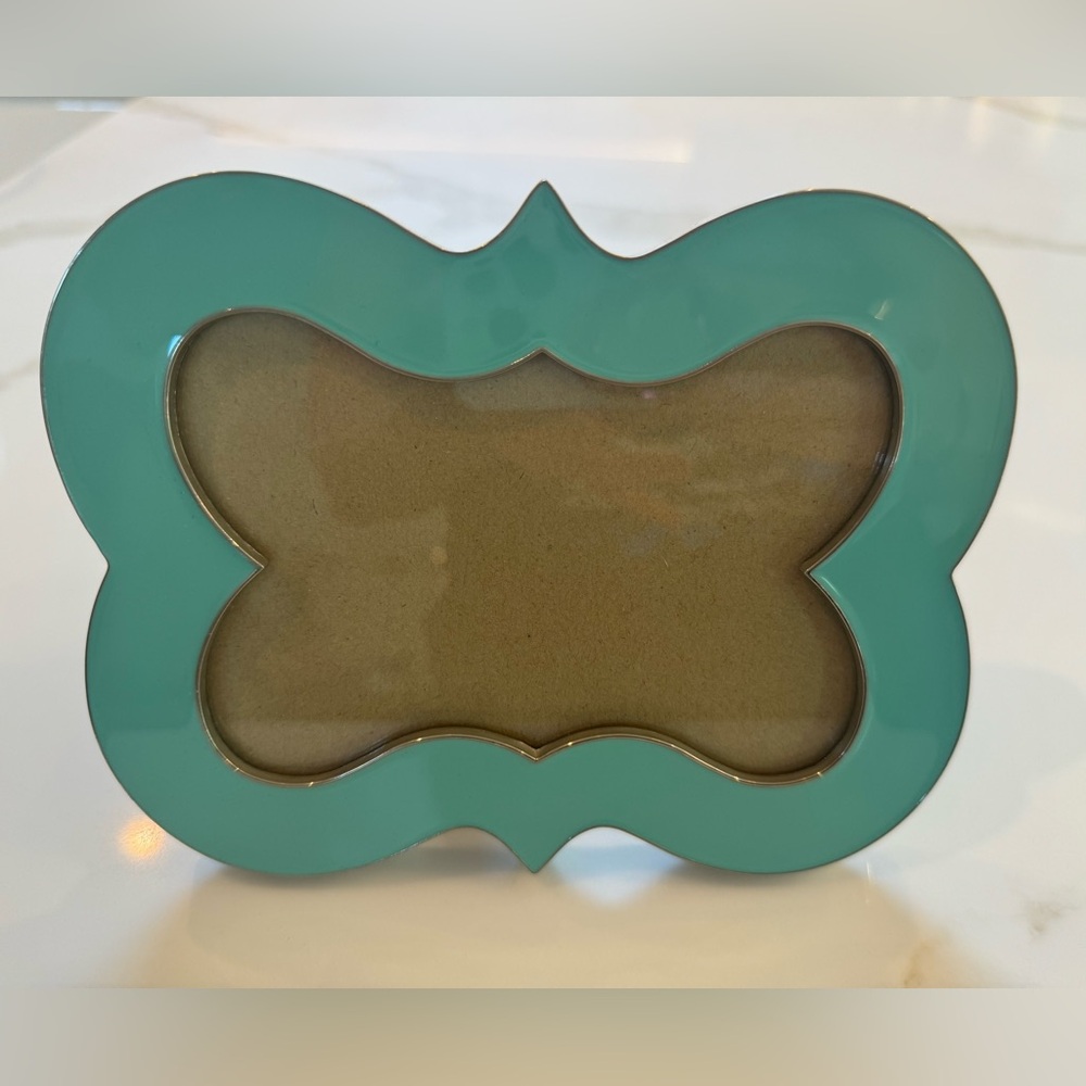 Jonathan Adler Enamel Picture Frame blue